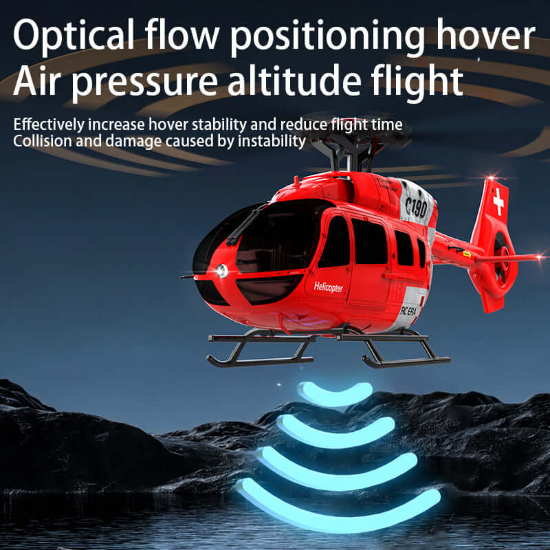 RC ERA C190: Precision 1:28 Brushless RC Helicopter with Advanced Optical Flow Hover & Altitude Hold
