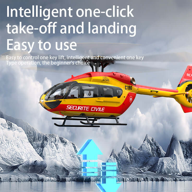 RC ERA C190: Precision 1:28 Brushless RC Helicopter with Advanced Optical Flow Hover & Altitude Hold