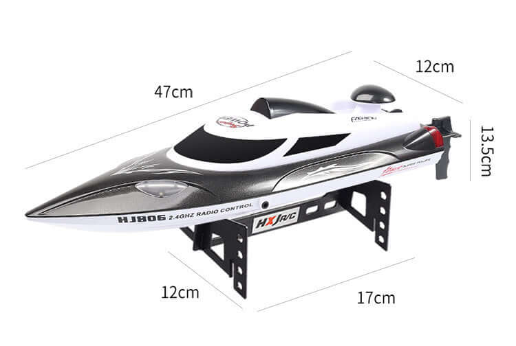 Experience Thrilling Speed: High-Performance RC Boat & Yacht Toy (35km/h, Water-Cooled)