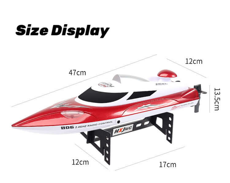 Experience Thrilling Speed: High-Performance RC Boat & Yacht Toy (35km/h, Water-Cooled)