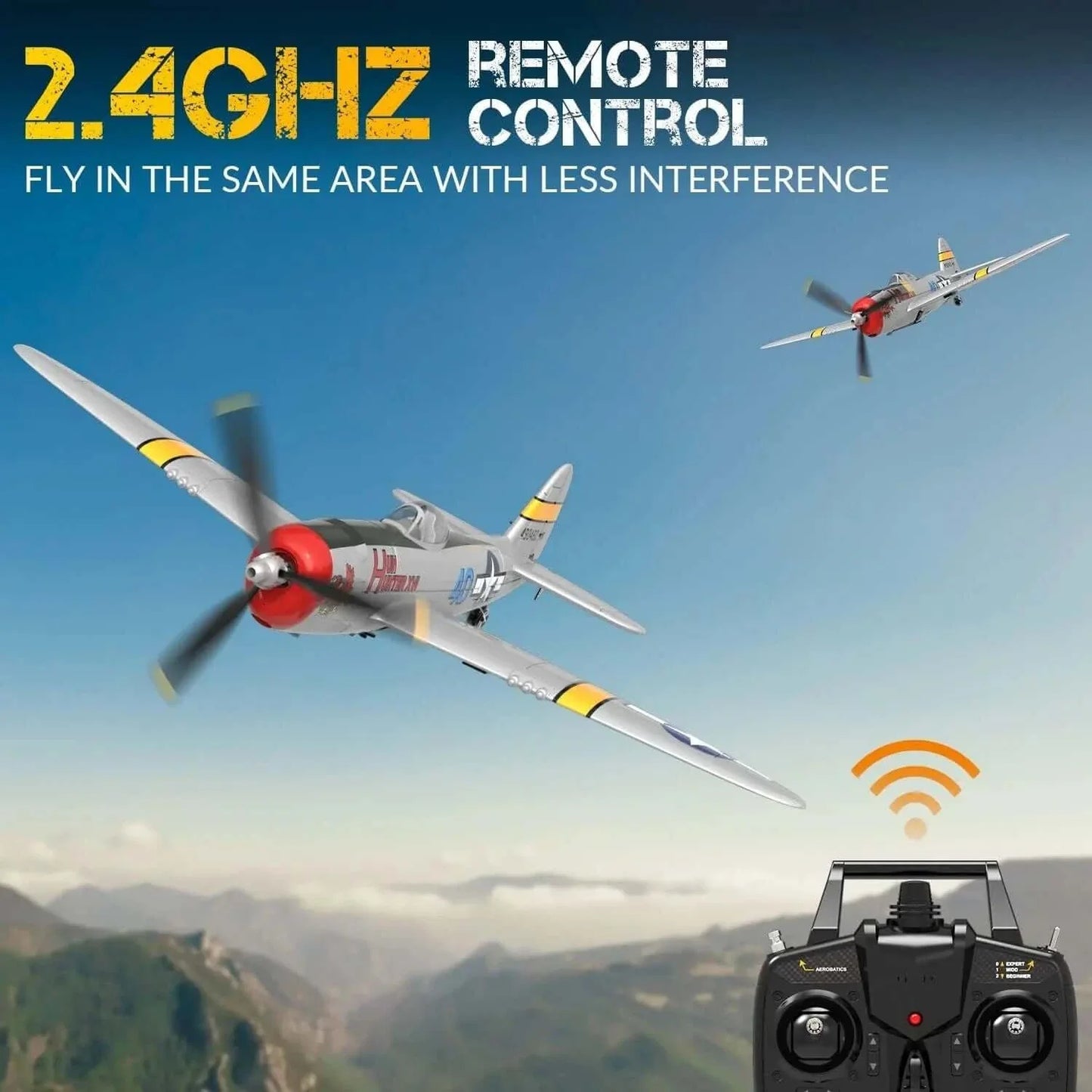 P47 Thunderbolt Warbird RC Fighter: Experience Effortless Aerobatics & Extended Flight