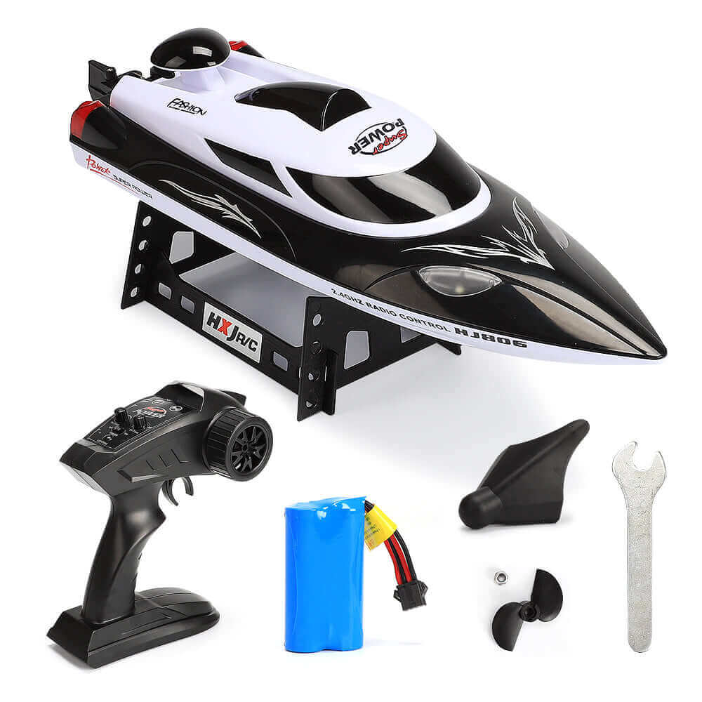 Experience Thrilling Speed: High-Performance RC Boat & Yacht Toy (35km/h, Water-Cooled)